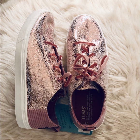 🎉HP🎉Toms Foil & Corduroy Sneakers FIRM PRICE - Picture 7 of 11